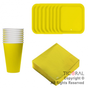 KIT DESCARTABLE POLIPAPEL AMARILLO X 1